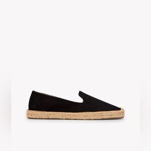 Soludos Smoking Slipper Espadrille Black